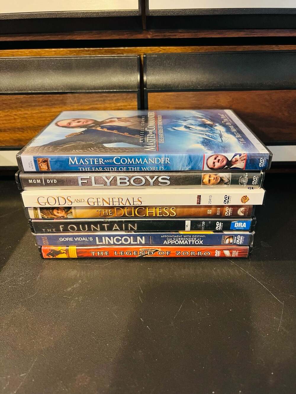 7 Historical and Drama Movie DVD Lot